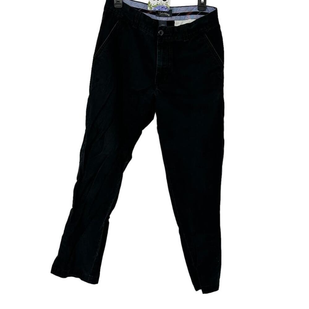 St John’s Bay Navy Blue Cotton Pants Size 32x32
